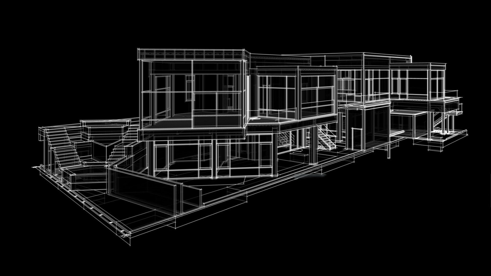 steel structure sketch